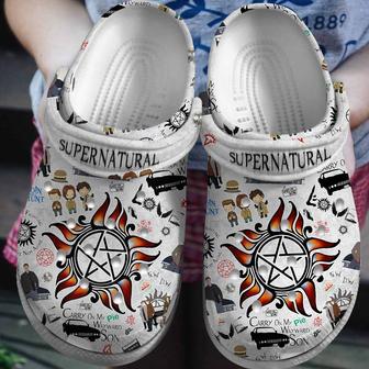 Supernatural Tv Series Crocs Crocband Clogs Shoes | Favorety UK