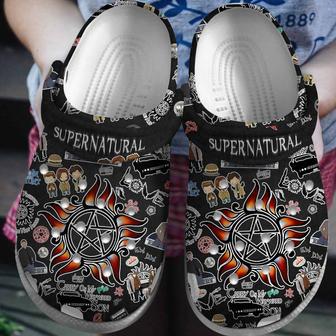 Supernatural Tv Series Crocs Crocband Clogs Shoes | Favorety