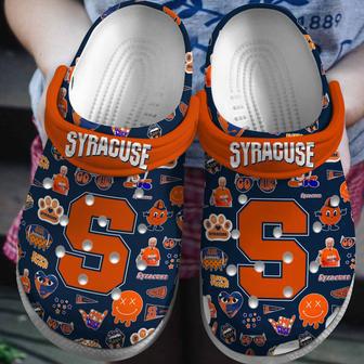 Syracuse Orange Ncaa Sport Crocs Crocband Clogs Shoes | Favorety UK