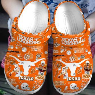 Texas Longhorns Ncaa Sport Crocs Crocband Clogs Shoes | Favorety UK