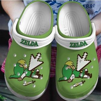 The Legend Of Zelda Game Crocs Crocband Clogs Shoes | Favorety