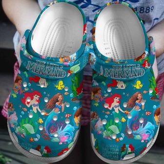 The Little Mermaid Movie Crocs Crocband Clogs Shoes - Monsterry DE