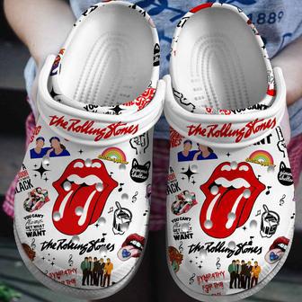 The Rolling Stones Music Crocs Crocband Clogs Shoes | Favorety AU