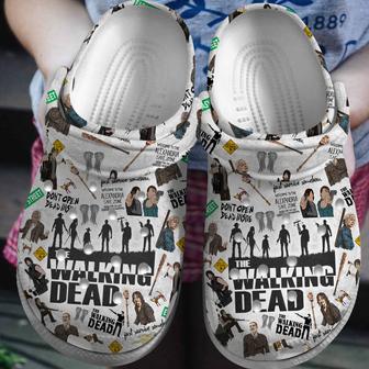 The Walking Dead Tv Series Crocs Crocband Clogs Shoes | Favorety CA