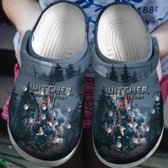 The Witcher Tv Series Crocs Crocband Clogs Shoes | Favorety