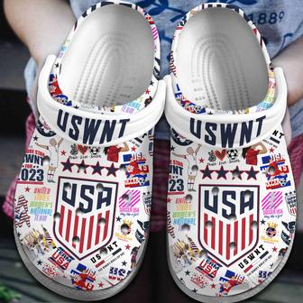 U.S. Women's National Team Us Soccer Sport Crocs Crocband Clogs Shoes - Monsterry DE