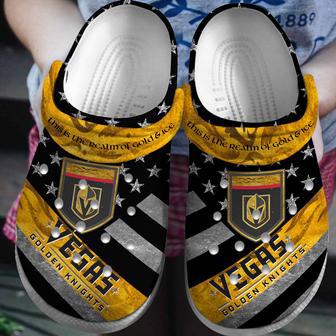 Vegas Golden Knights Nhl Sport Crocs Crocband Clogs Shoes | Favorety