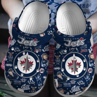 Winnipeg Jets Nhl Sport Crocs Crocband Clogs Shoes | Favorety