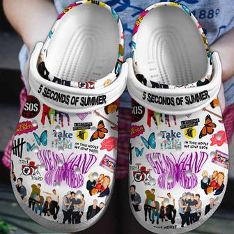 5 Seconds Of Summer Band Music Crocs Crocband Clogs Shoes | Favorety DE