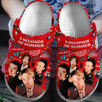 5 Seconds Of Summer Band Music Crocs Crocband Clogs Shoes | Favorety AU