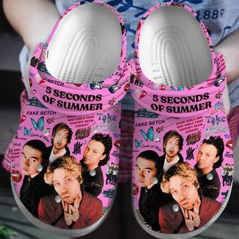 5 Seconds Of Summer Band Music Crocs Crocband Clogs Shoes | Favorety AU