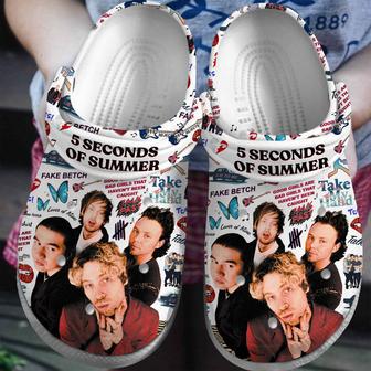 5 Seconds Of Summer Band Music Crocs Crocband Clogs Shoes | Favorety CA