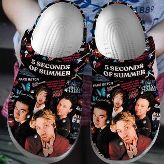 5 Seconds Of Summer Band Music Crocs Crocband Clogs Shoes | Favorety AU