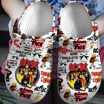 Acdc Rock Band Music Crocs Crocband Clogs Shoes - Monsterry CA