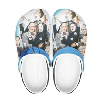 Addams Family Movie Clog Clogband Shoes Clogs Custom Name For Men Women And Kids - Monsterry