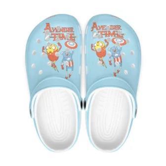 Adventure Time Cartoon Crocs Crocband Shoes Clogs Custom Name For Men Women And Kids | Favorety AU