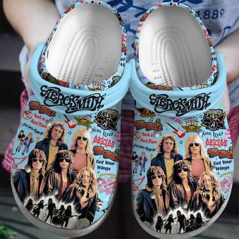 Aerosmith Band Music Crocs Crocband Clogs Shoes | Favorety CA