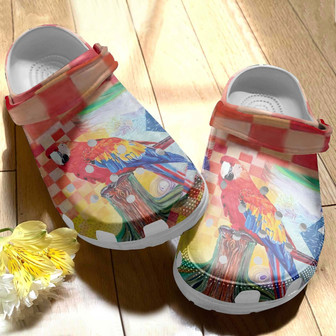 African Parrot Shoes - Animal Clogbland Clog Birthday Gifts For Boy Girl Daughter Son - Monsterry
