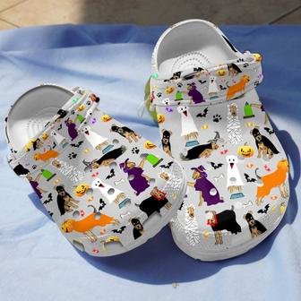 Airedale Terrier Halloween Shoes Clog - Cartoon Crocbland Gift For Boy Girl - Monsterry AU