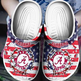 Alabama Flag Clog Shoes - Monsterry