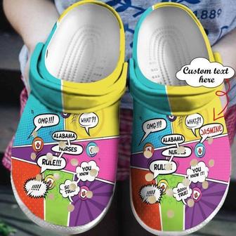 Alabama Rules Love Nurse Personalized Clog Shoes - Monsterry CA