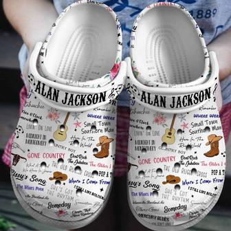 Alan Jackson Singer Music Crocs Crocband Clogs Shoes - Monsterry CA