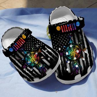 Amazing Jeep America Shoes Clogs Gifts For Son Brother | Favorety