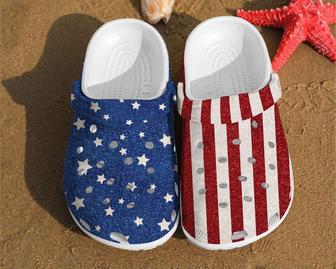 America Flag Independence Us Day Th Of July Gifts Clog Shoes - Monsterry AU