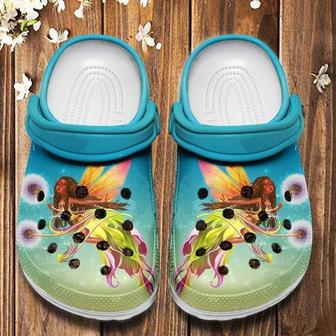 Angel Of Dream Shoes Clogs - Afro Women Art Custom Shoe Birthday Gift For Women Girl - Monsterry UK