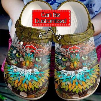 Animal Owl Mystic Clog Shoes - Monsterry CA