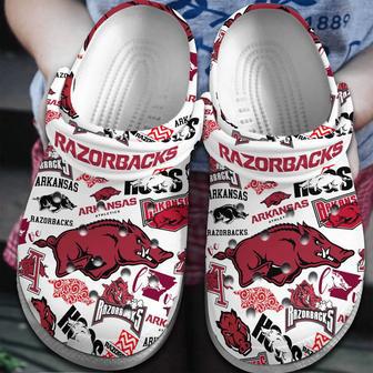 Arkansas Razorbacks Ncaa Sport Crocs Crocband Clogs Shoes | Favorety