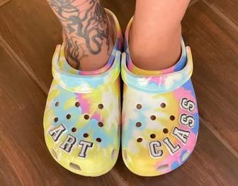 Art Class Tie Dye Art Teacher Crocband Clog Shoes For Men Women - Monsterry AU