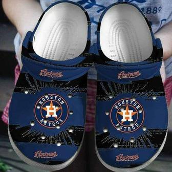 Astros Crocband Clogs Custom Name | Favorety