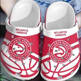 Atlanta Hawks Basketball Club Crocs Clogs Crocband Comfortable Shoes For Men Women | Favorety UK