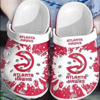 Atlanta Hawks Basketball Club Crocs Clogs Crocband Shoes Comfortable For Men Women | Favorety DE