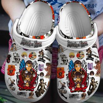 Attack On Titan Anime Cartoon Crocs Crocband Clogs Shoes | Favorety CA