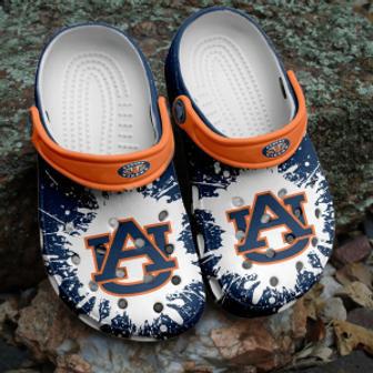 Auburn Tigers Ncaa Crocs Crocband Clogs Comfortable Shoes For Men Women | Favorety