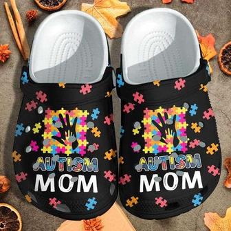 Autism Awareness Day Autism Mom Hand In Hand Crocband Clog Shoes - Monsterry UK