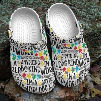 Autism Awareness Day You Can Be Anything Be Kind Crocband Clog Shoes - Monsterry DE