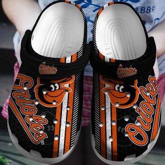 B Orioles Orange-Black Clog Shoes Custom Name | Favorety DE