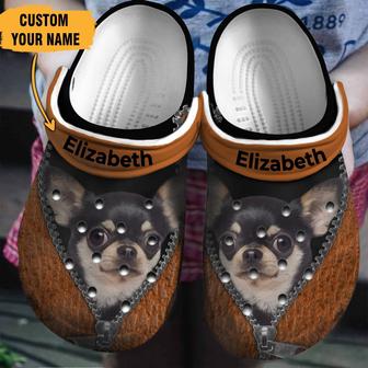 Baby Chihuahua Personalized Shoes Clogs Gifts For Independence Day - Monsterry UK