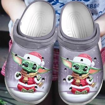 Baby Yoda Christmas Classic Clogs Shoes | Favorety CA