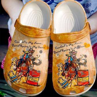 Barrel Racing Is My Game Classic Clogs Shoes - Monsterry CA