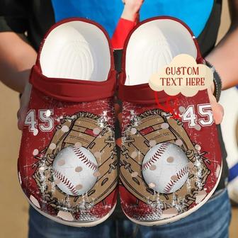 Baseball Personalized Colorful Classic Clogs Shoes - Monsterry DE