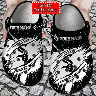 Baseball Personalized Cwhite Sox Ripped Claw Clog Shoes - Monsterry AU