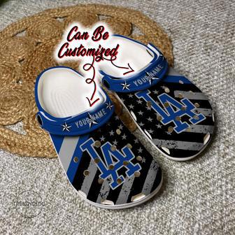 Baseball Personalized Dodgers Clog Shoes | Favorety AU