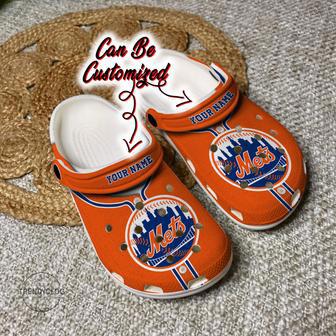 Baseball Personalized Ny Mets Baseball Jersey Style Clog Shoes | Favorety DE