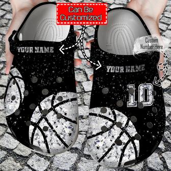 Basketball Basketball Personalized Diamond Clog Shoes - Monsterry DE