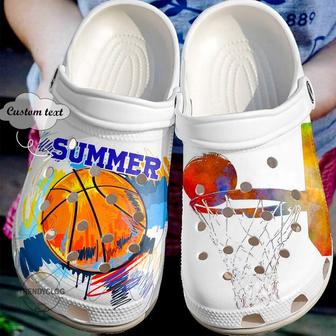 Basketball Basketball Personalized Passion Clog Shoes - Monsterry