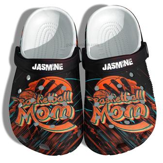 Basketball Mom Supporter Boy Croc Shoes Gift Mother Birthday- Basketball Shoes Customize Gift Women - Monsterry AU
